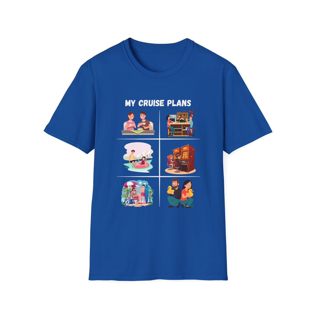 Cruise Plans T-Shirt — Funny Vacation Activity Graphic Tee
