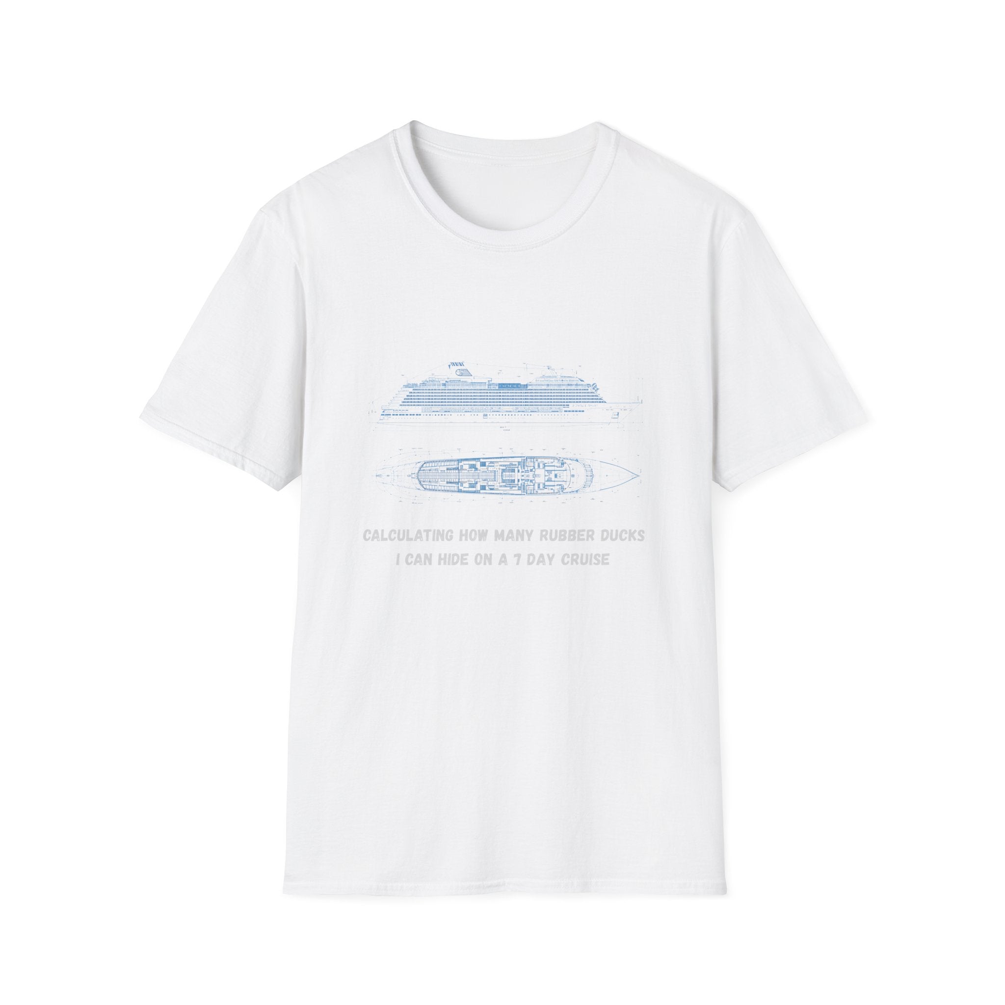 Cruise Mode Initiated T-Shirt —Rubber Ducks on a 7 Day Cruise
