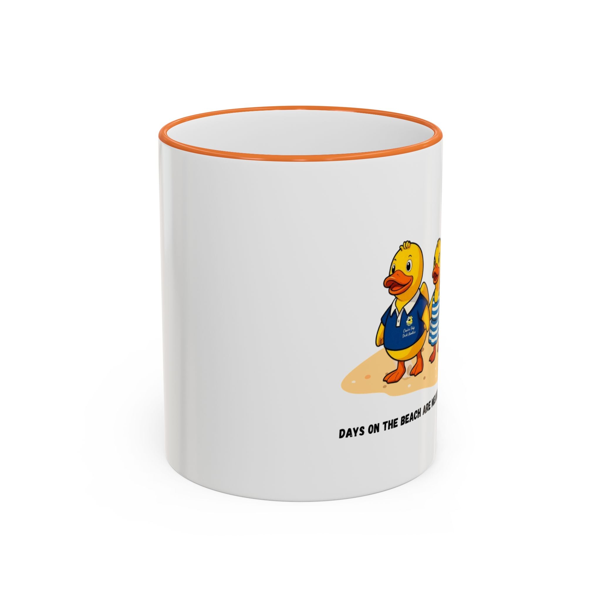 Beach Duck  Family Accent Rim Mug — "Days on the Beach Family"
