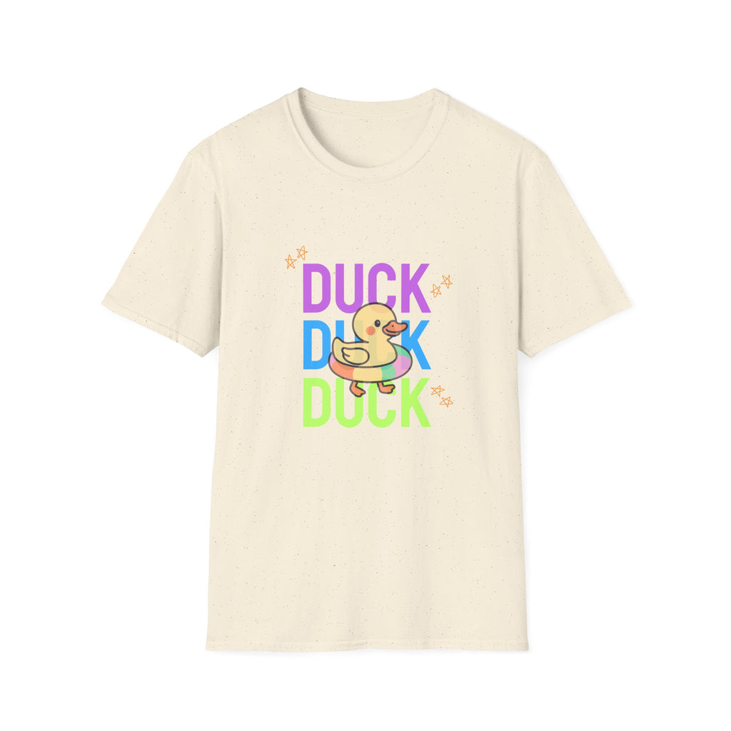 Rubber Duck T-Shirt — Cute Neon Duck Kids & Adult Graphic Tee