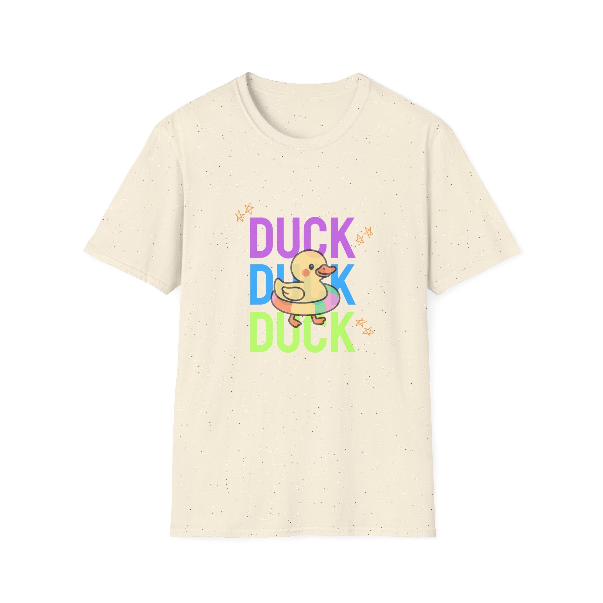 Rubber Duck T-Shirt — Cute Neon Duck Kids & Adult Graphic Tee