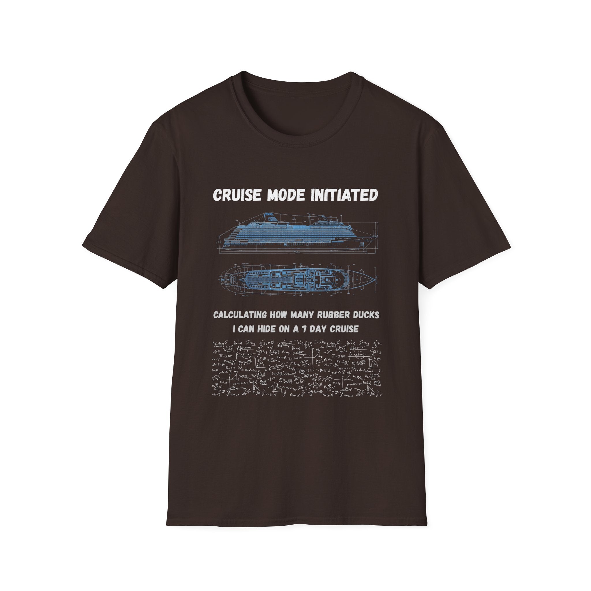 Cruise Mode Initiated T-Shirt —Rubber Ducks on a 7 Day Cruise