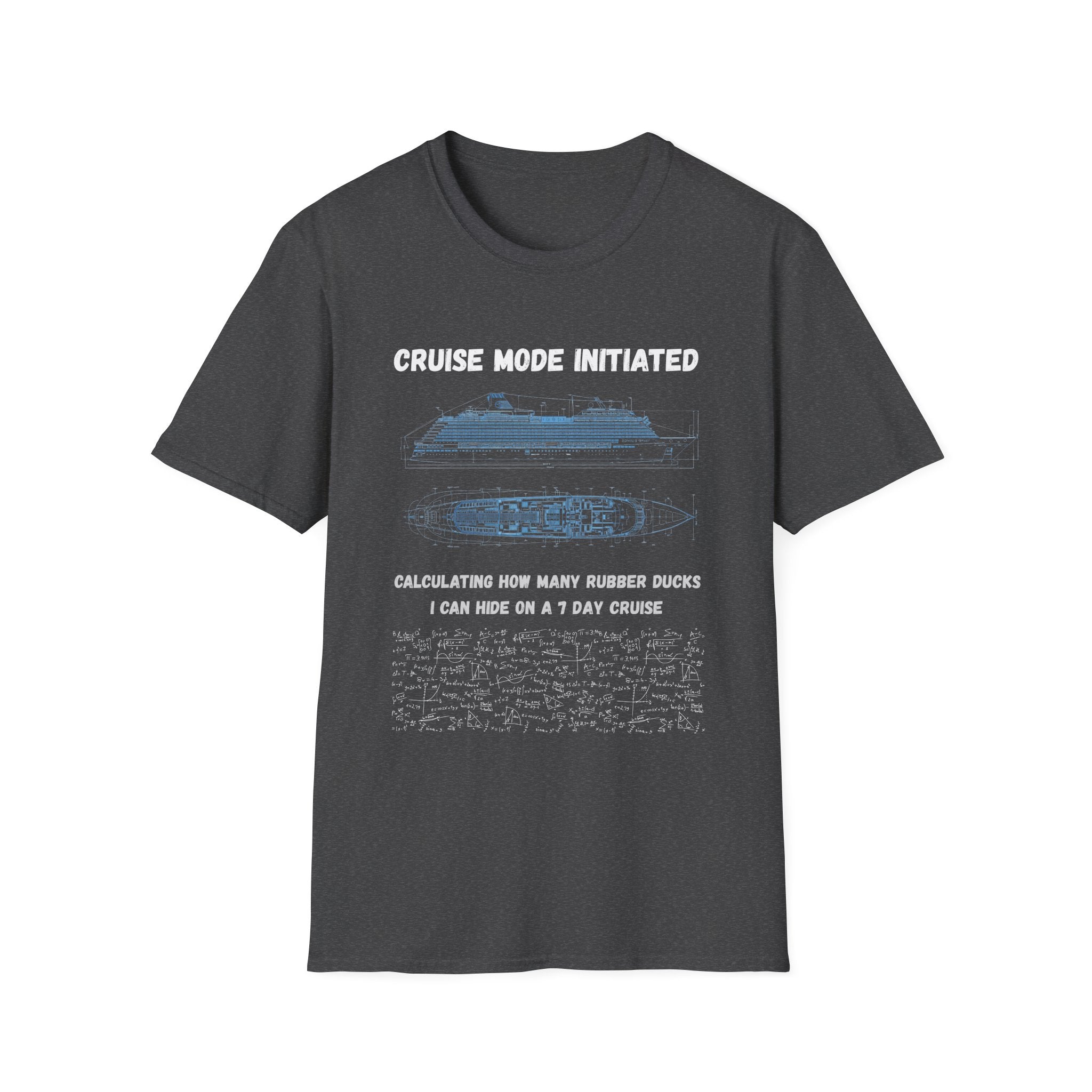 Cruise Mode Initiated T-Shirt —Rubber Ducks on a 7 Day Cruise