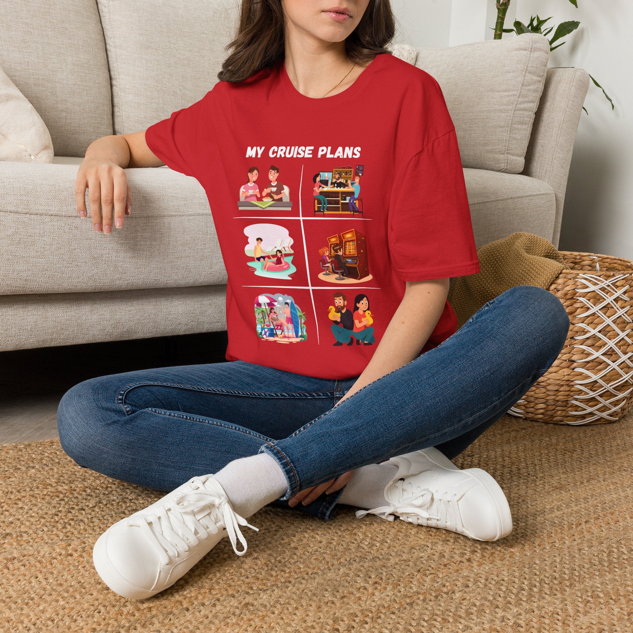 Cruise Plans T-Shirt — Funny Vacation Activity Graphic Tee