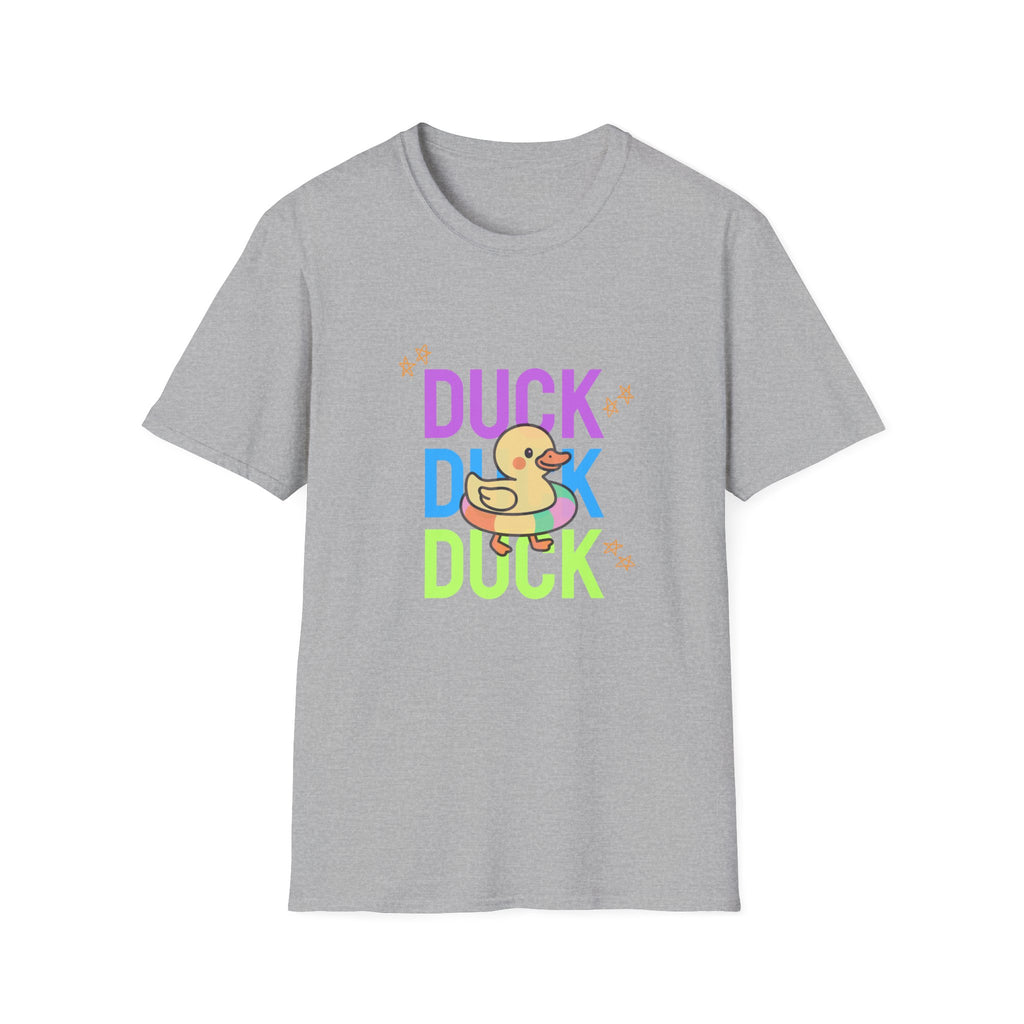 Rubber Duck T-Shirt — Cute Neon Duck Kids & Adult Graphic Tee
