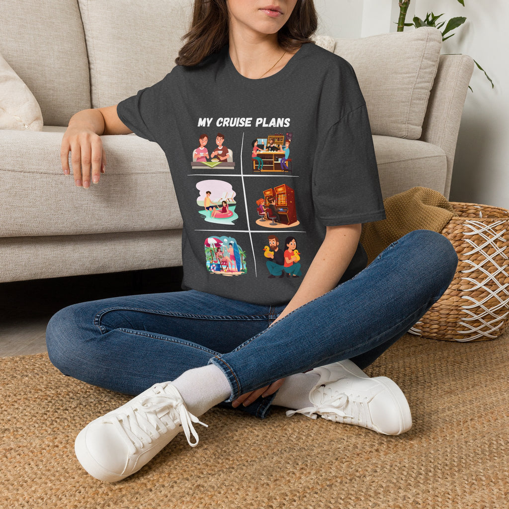 Cruise Plans T-Shirt — Funny Vacation Activity Graphic Tee