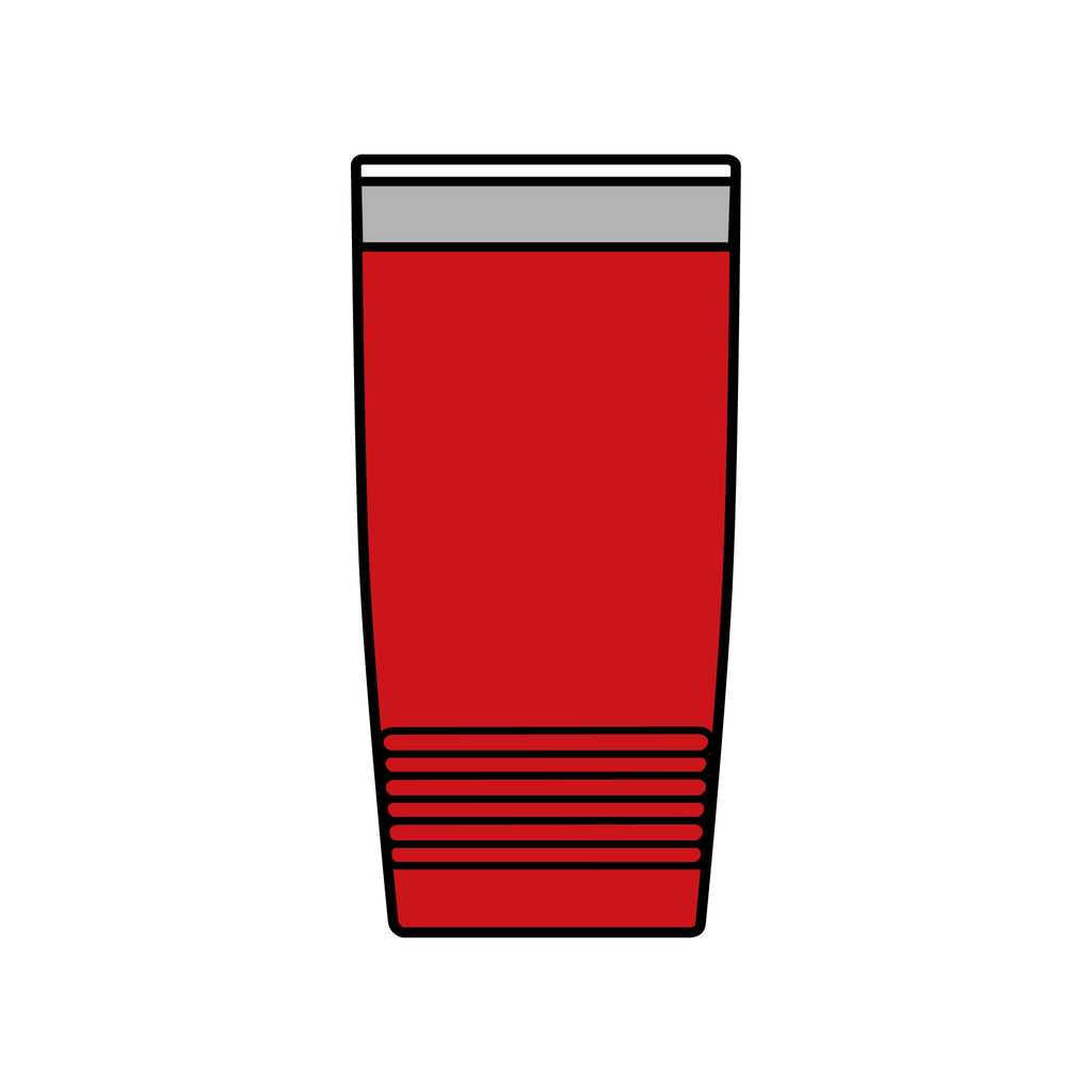 20oz Insulated Tumbler — Cute Duck Mascot Design ("Ridiculously")