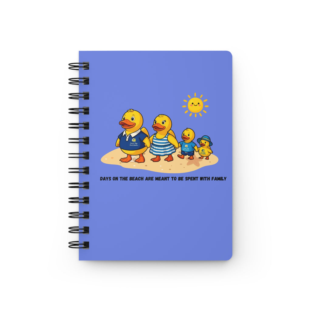 Family Beach Ducks Spiral Journal – “Days on the Beach Are Meant to Be Spent With Family”