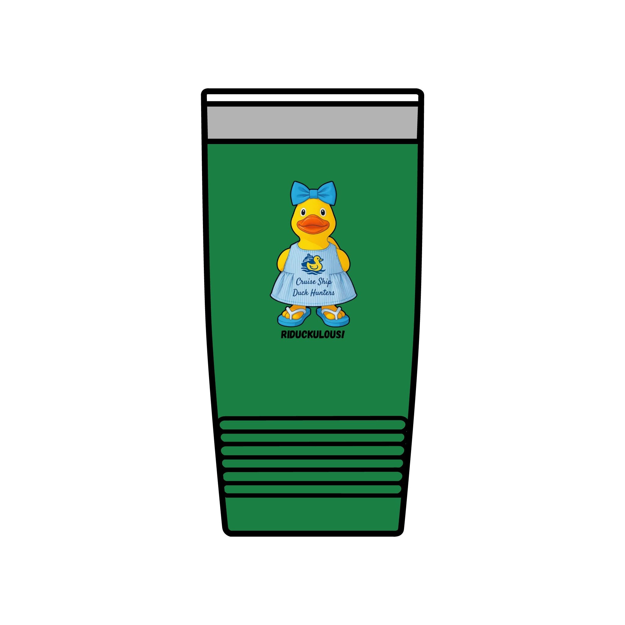 20oz Insulated Tumbler — Cute Rubber Duck "Ridiculously" Design