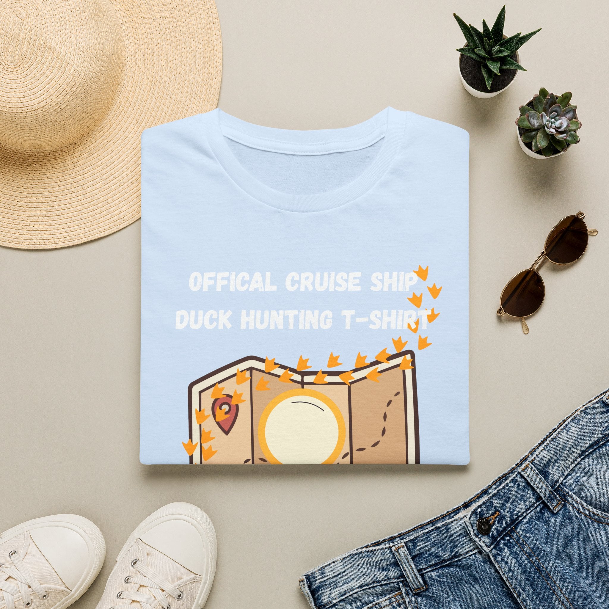 Adventure Map Duck Hunt T-Shirt — Wanderlust Vintage Map Graphic Tee