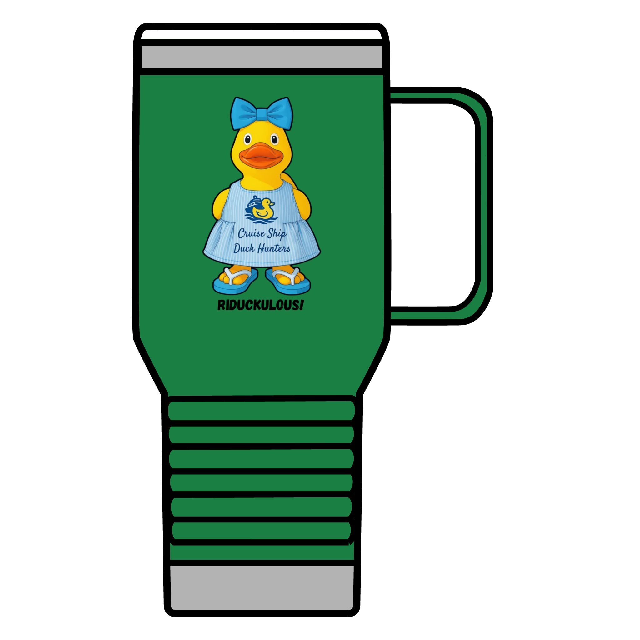 Riduckulous Rubber Duck 20oz Travel Mug — Cute Duck Design Coffee Tumbler