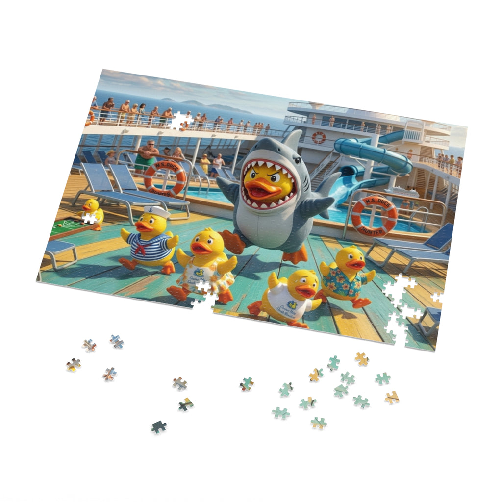 Jigsaw Puzzle with Tin Rubber Duck Playtime!