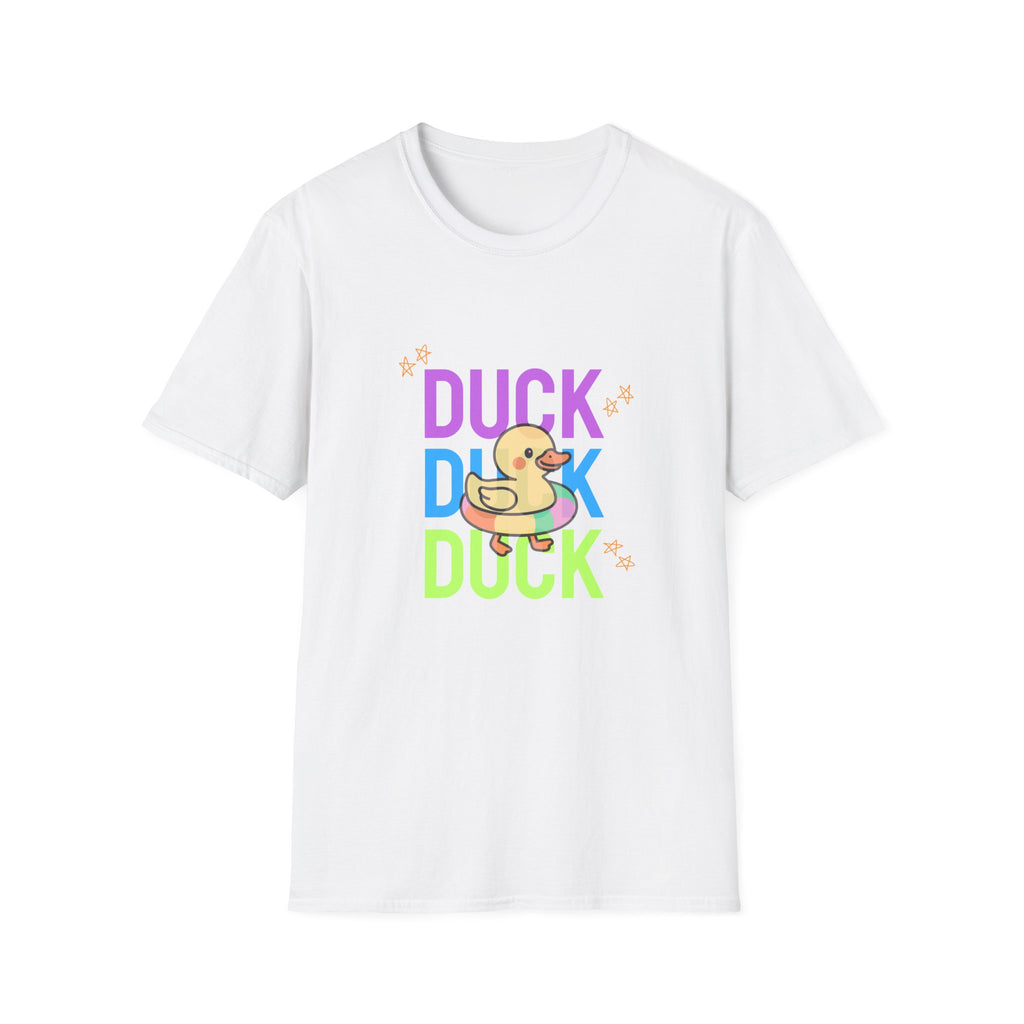 Rubber Duck T-Shirt — Cute Neon Duck Kids & Adult Graphic Tee