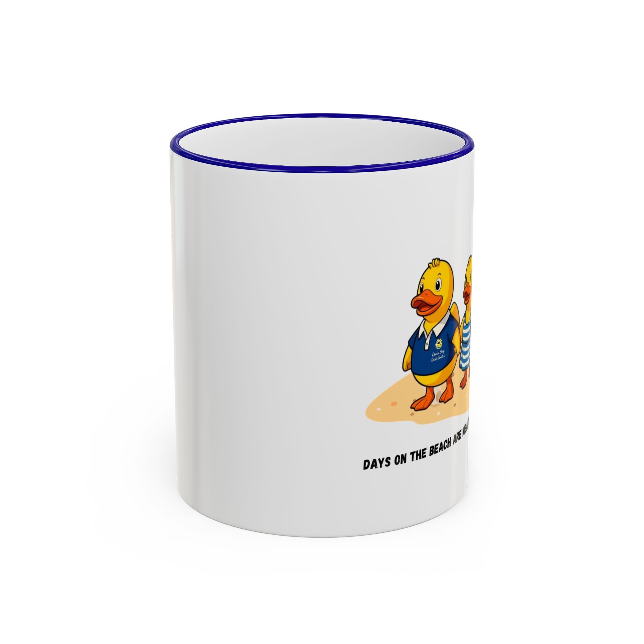Beach Duck  Family Accent Rim Mug — "Days on the Beach Family"