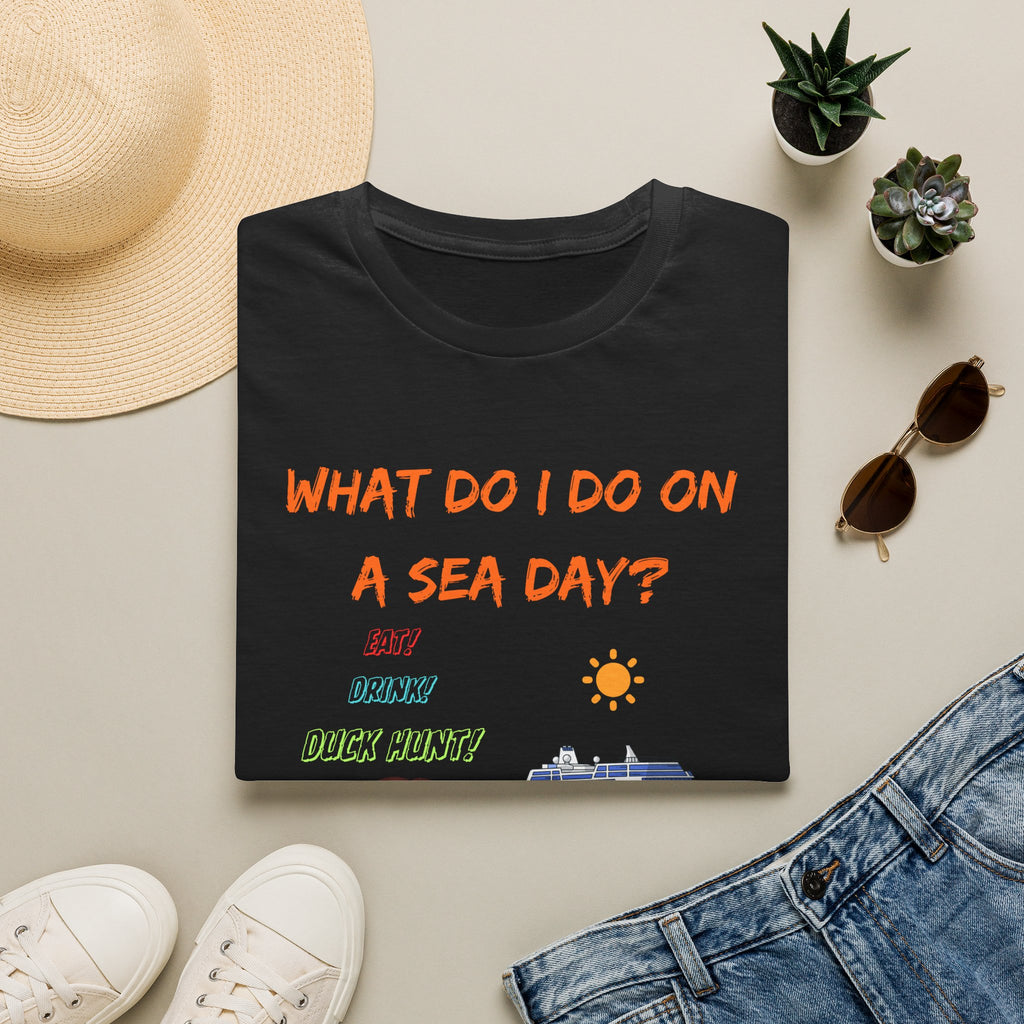 Sea Day T‑Shirt — "What Do I Do on a Sea Day?" Cruise Vacation Tee