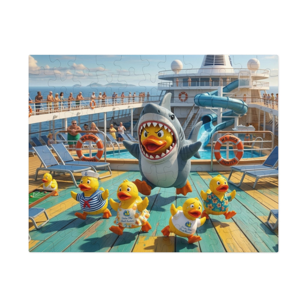 Jigsaw Puzzle with Tin Rubber Duck Playtime!