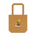 Beach Bear Tote Bag - "Ready for a Quacking Good Time" Cotton Shopper
