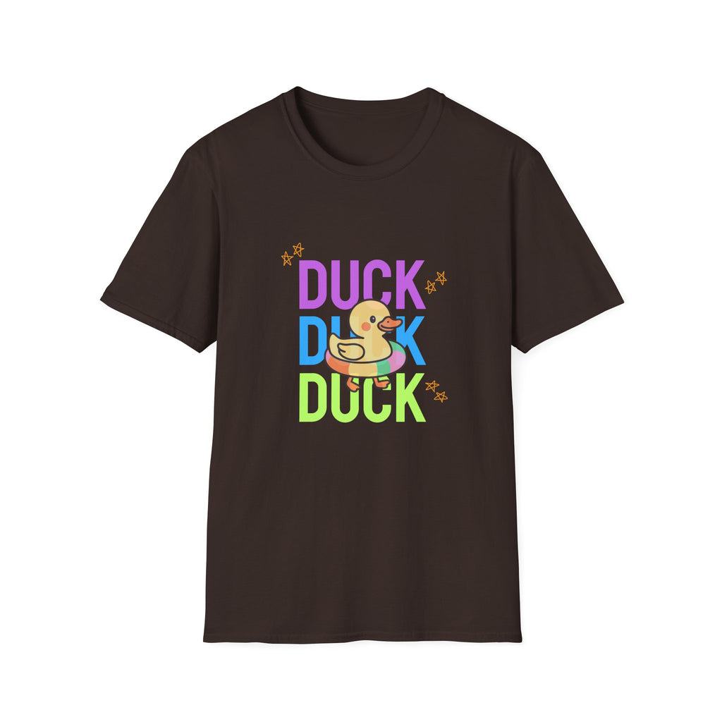 Rubber Duck T-Shirt — Cute Neon Duck Kids & Adult Graphic Tee