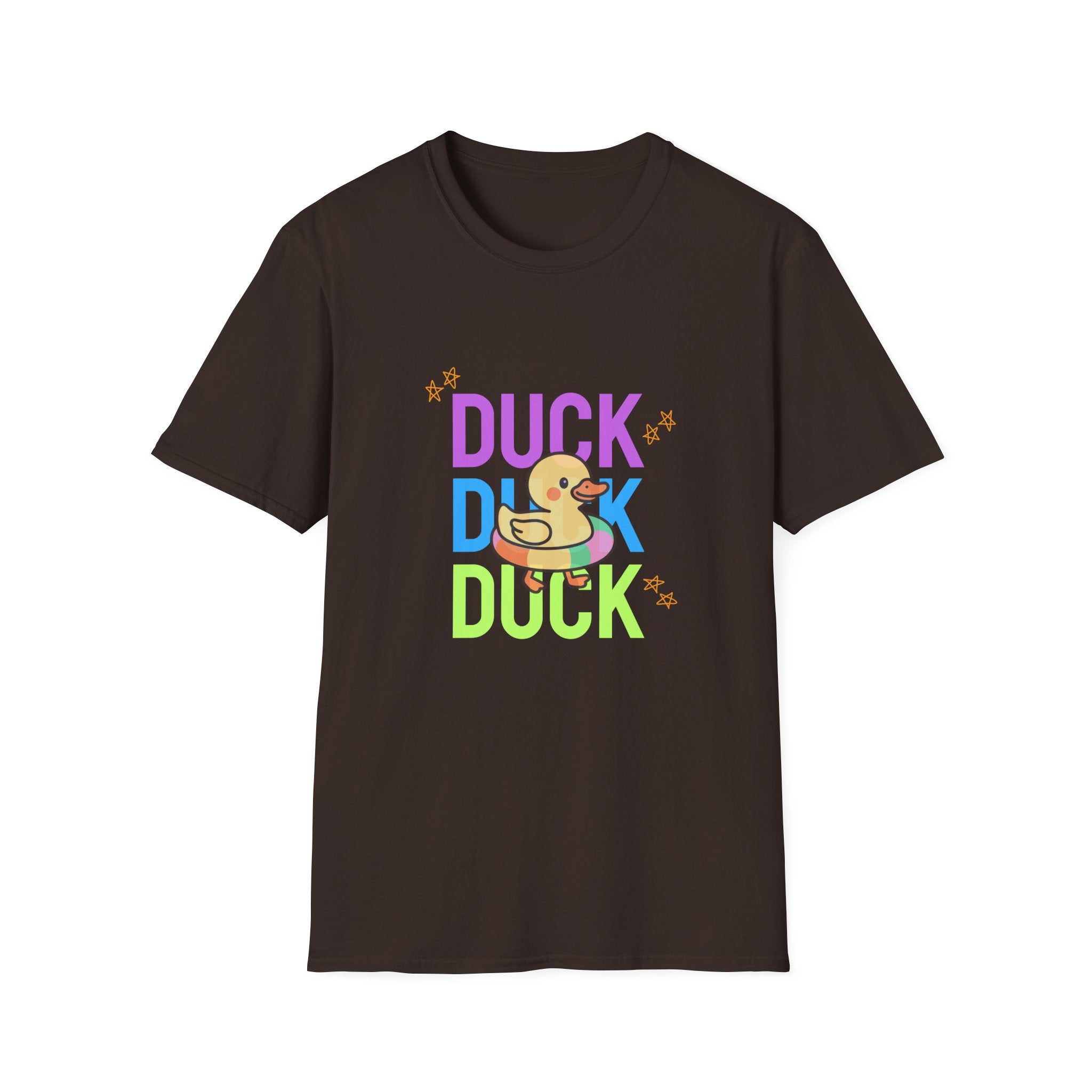 Rubber Duck T-Shirt — Cute Neon Duck Kids & Adult Graphic Tee