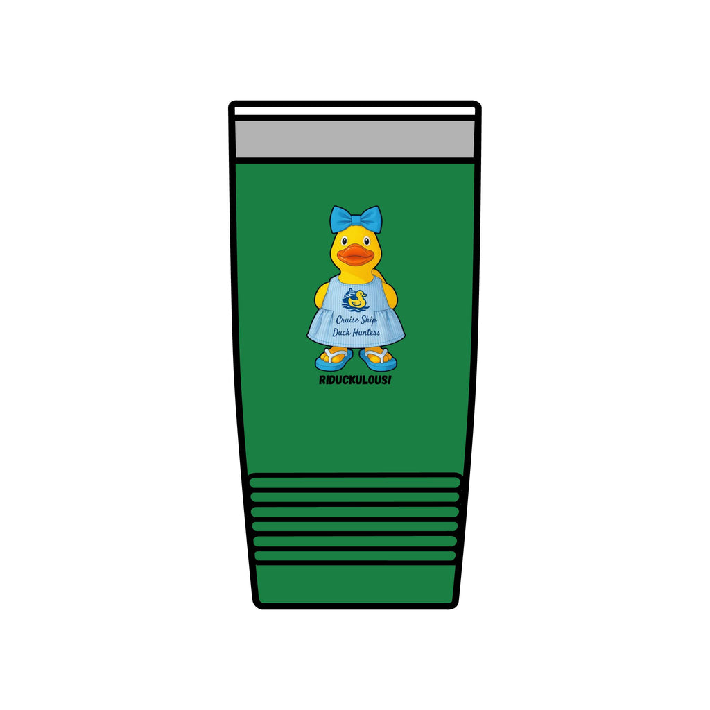 20oz Insulated Tumbler — Cute Rubber Duck "Ridiculously" Design