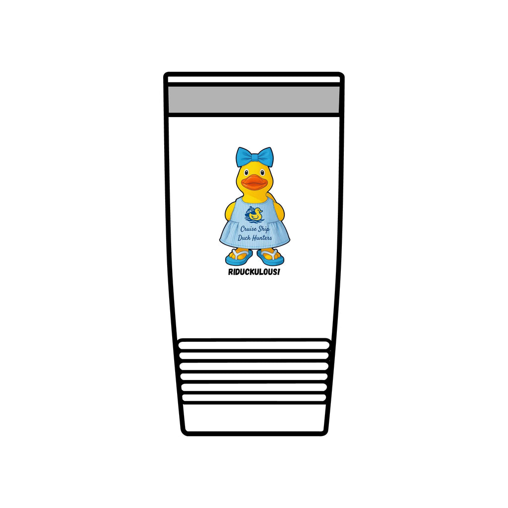 20oz Insulated Tumbler — Cute Rubber Duck "Ridiculously" Design