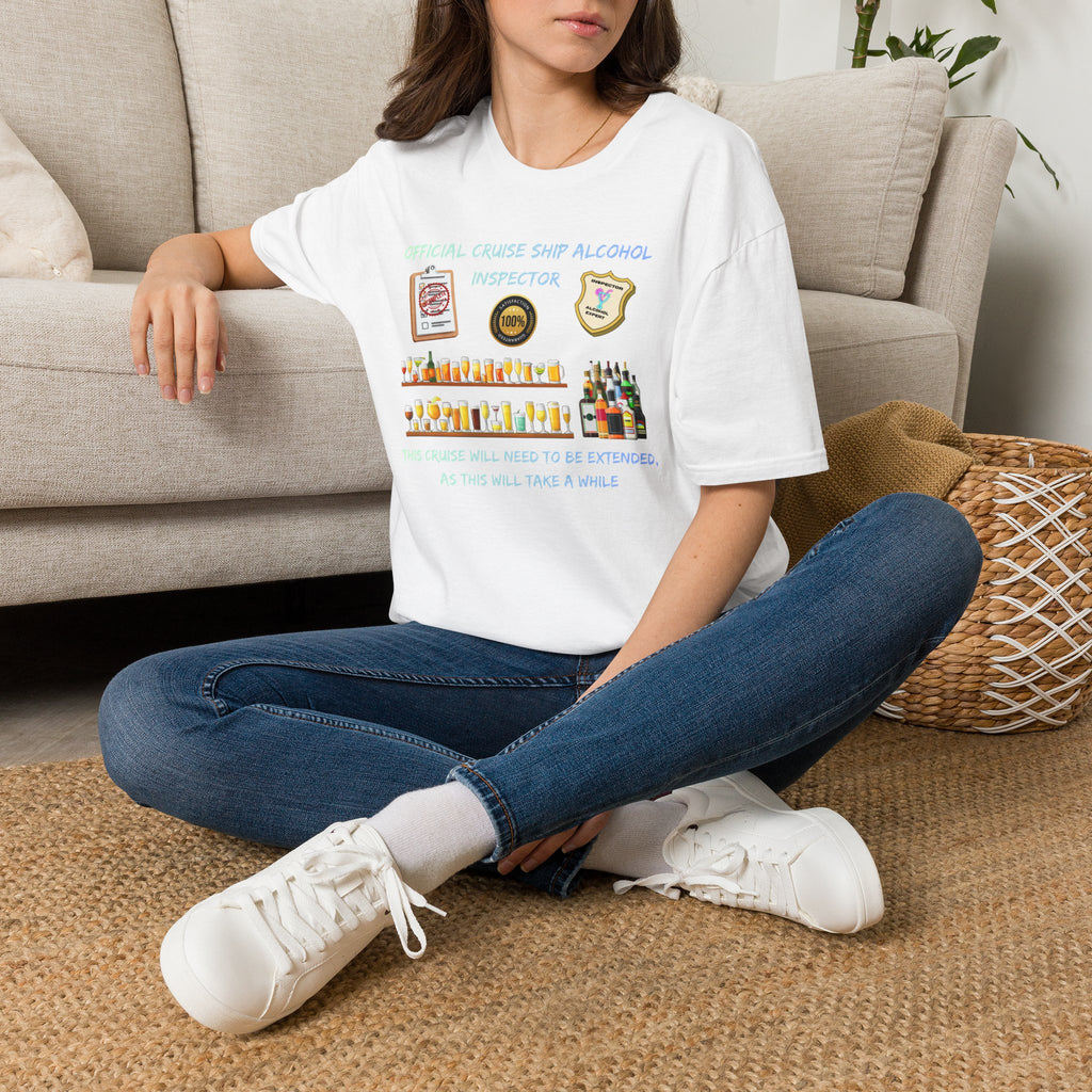 T-Shirt — Official Cruise Ship Alcohol Inspector Tee