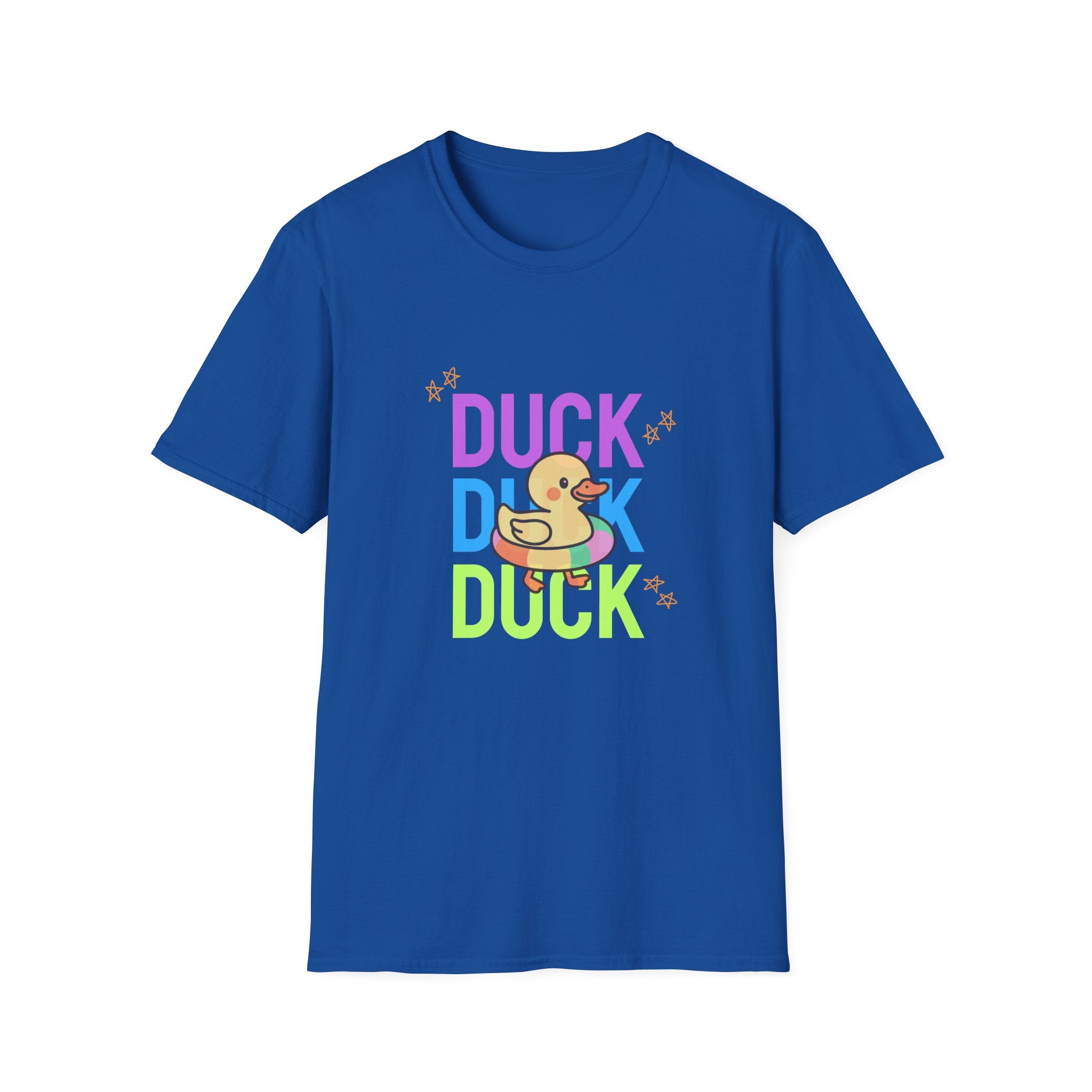 Rubber Duck T-Shirt — Cute Neon Duck Kids & Adult Graphic Tee