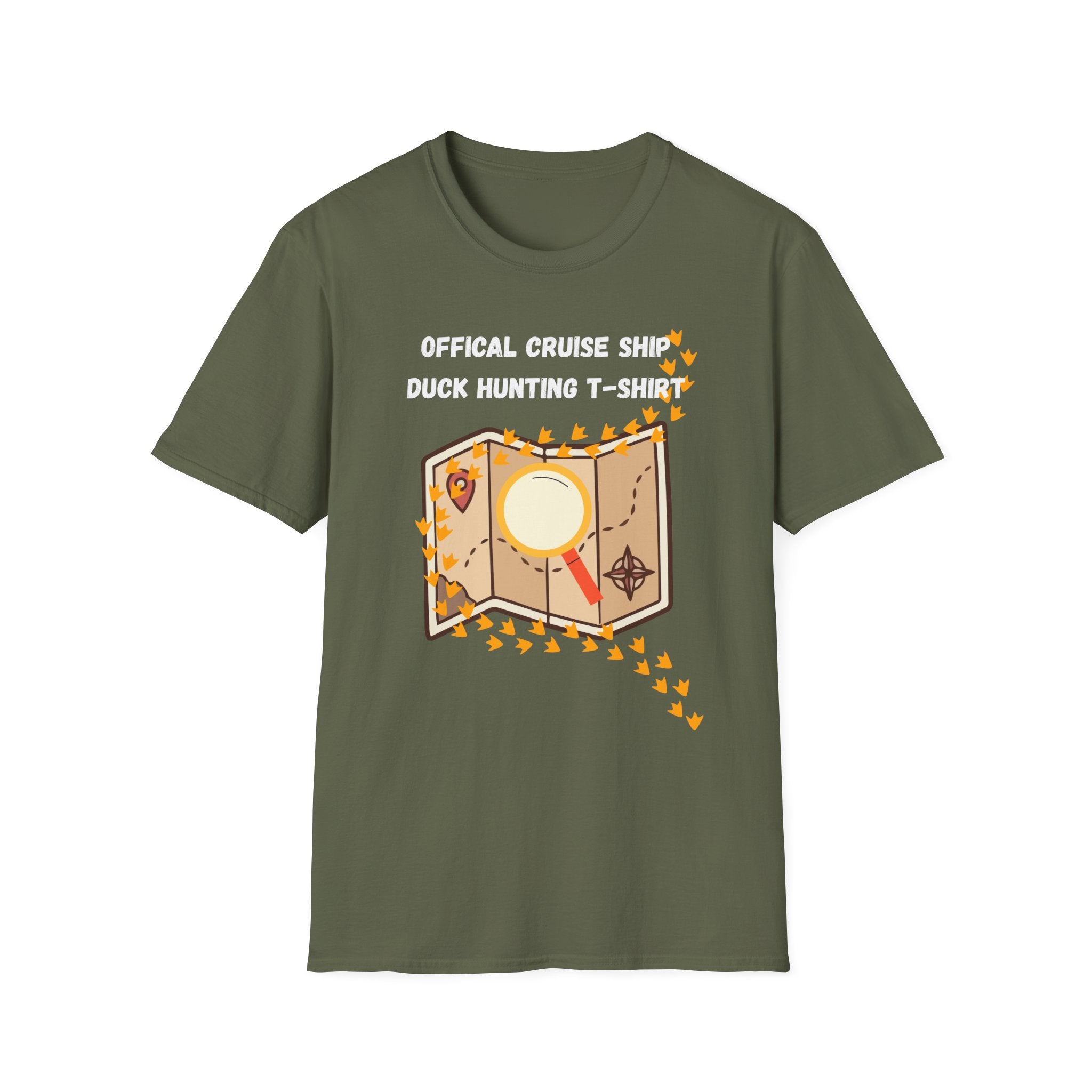 Adventure Map Duck Hunt T-Shirt — Wanderlust Vintage Map Graphic Tee