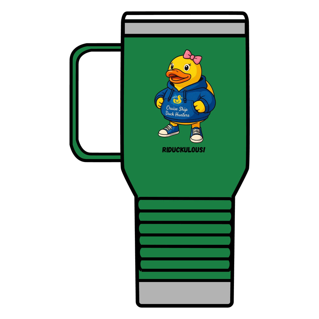 Riduckulous Rubber Duck Travel Mug — 20oz Insulated Coffee Tumbler