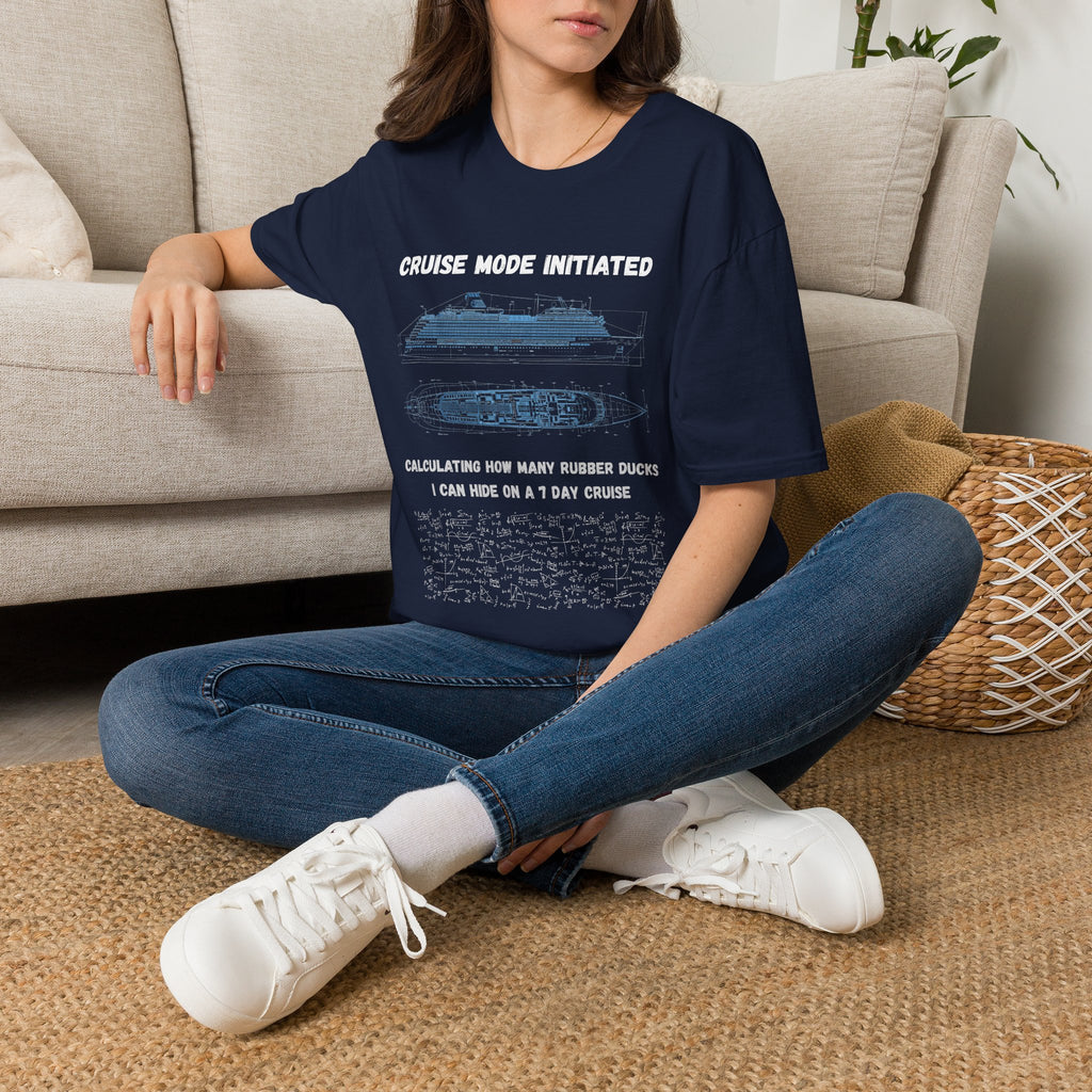 Cruise Mode Initiated T-Shirt —Rubber Ducks on a 7 Day Cruise