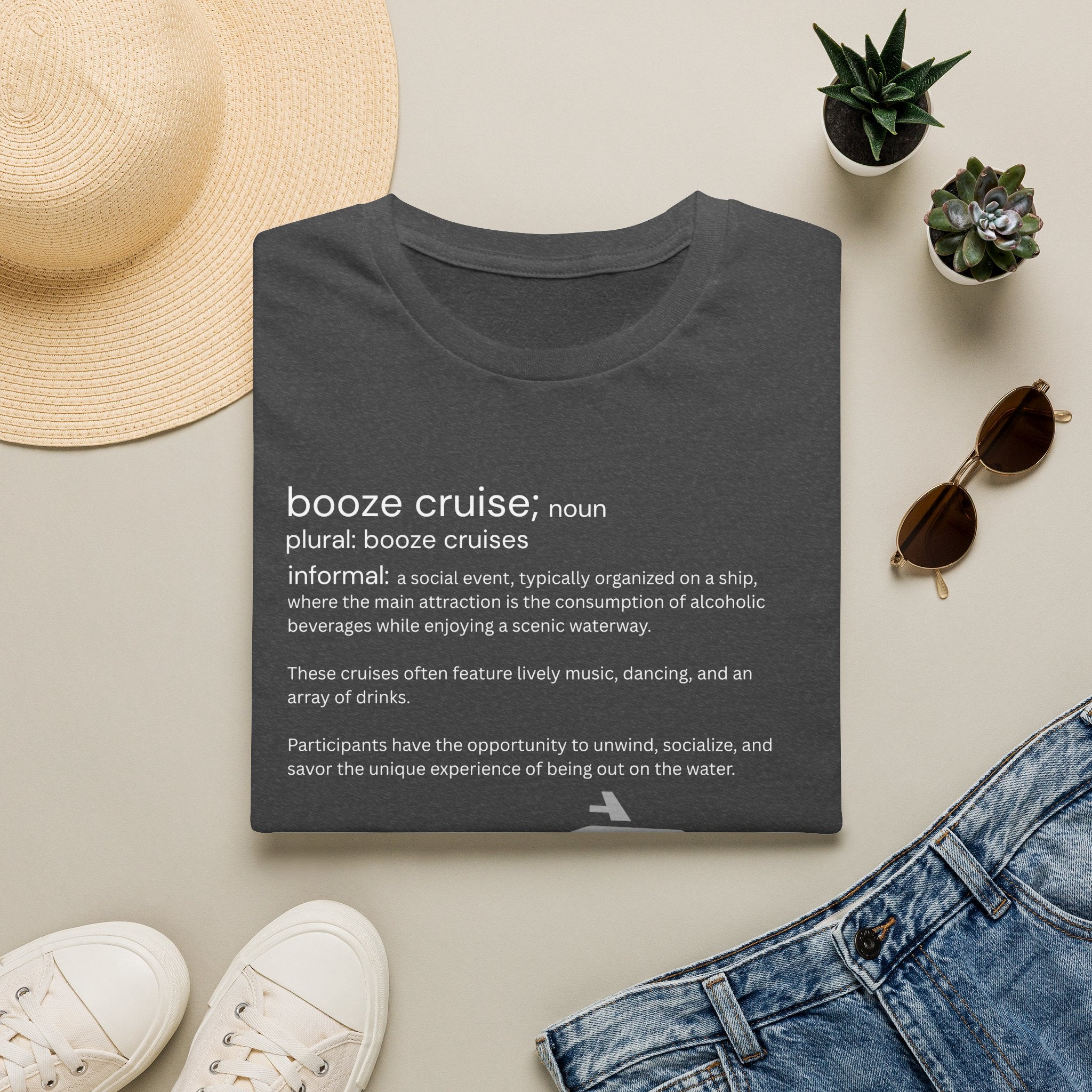 Booze Cruise Definition T-Shirt — Funny Cruise Party Graphic Tee