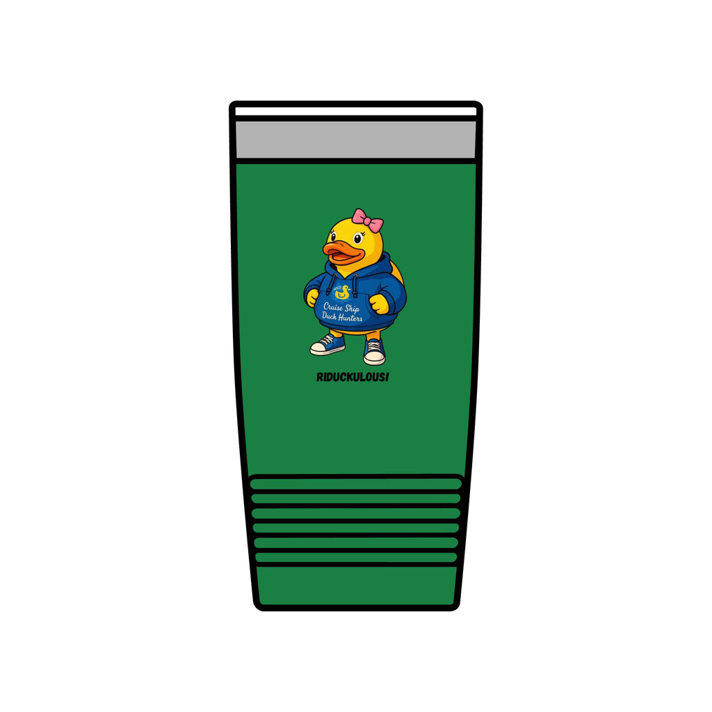 20oz Insulated Tumbler — Cute Duck Mascot Design ("Ridiculously")